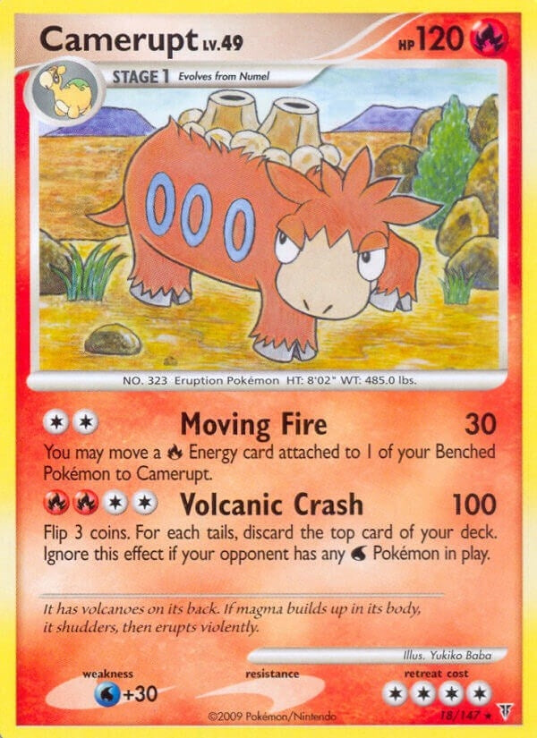 Image for Camerupt (18) (SV) - Pokemon