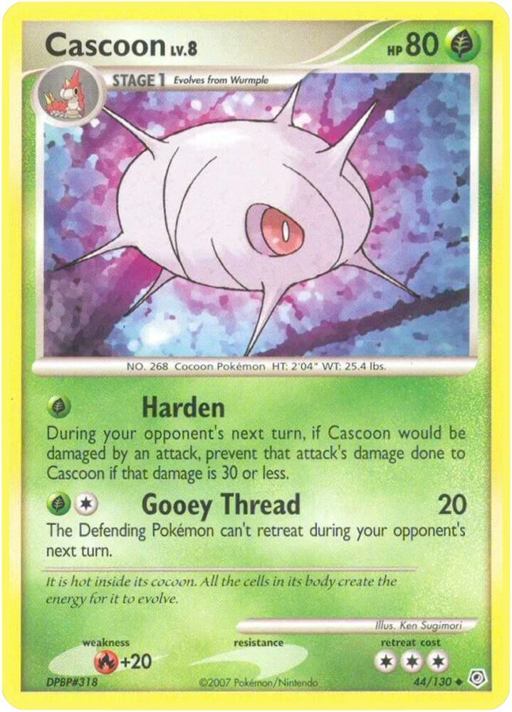 Image for Cascoon (44/130) (DP) - Pokemon