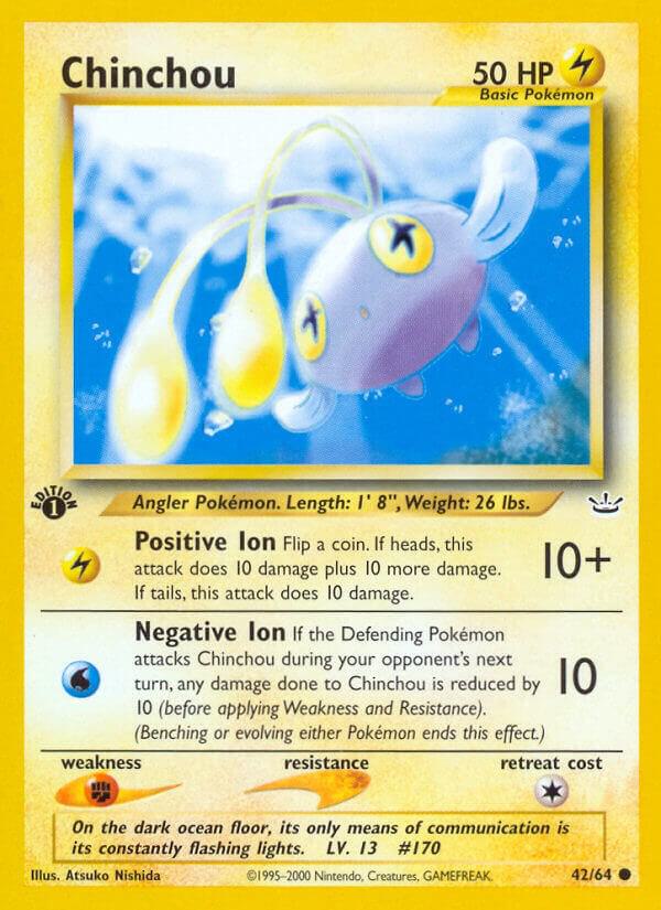 Image for Chinchou (42/64) (N3) - Pokemon