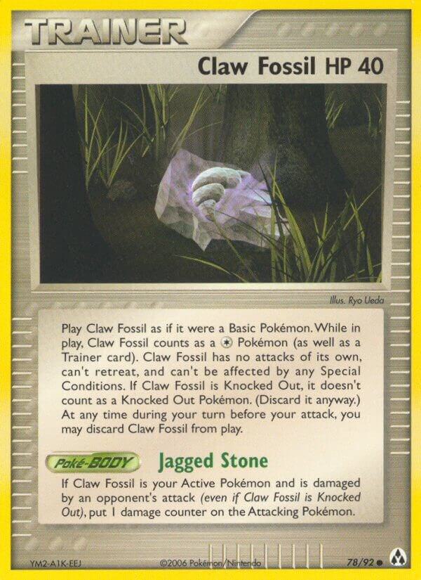 Image for Claw Fossil (78/92) (LM) - Pokemon