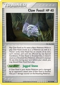 Image for Claw Fossil (91/110) (HP) - Pokemon
