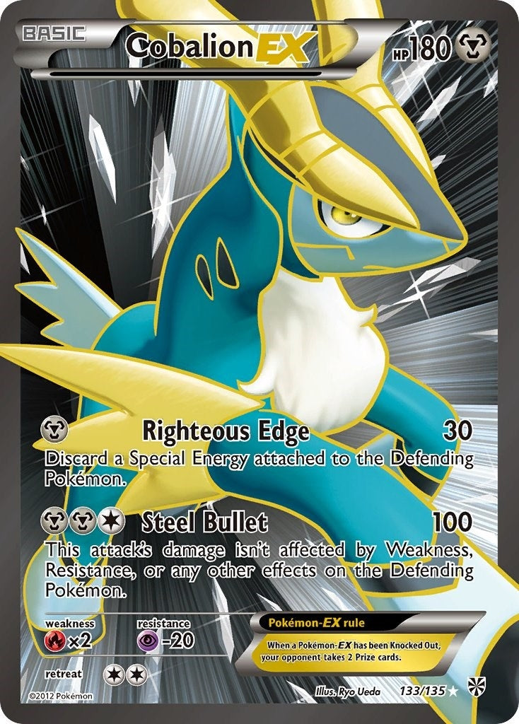 Image for Cobalion EX (133 Full Art) (133/135) (PLS) - Pokemon