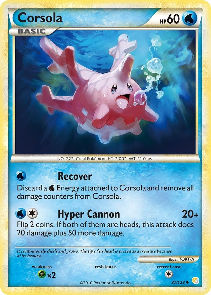Image for Corsola (37/123) (HS) - Pokemon