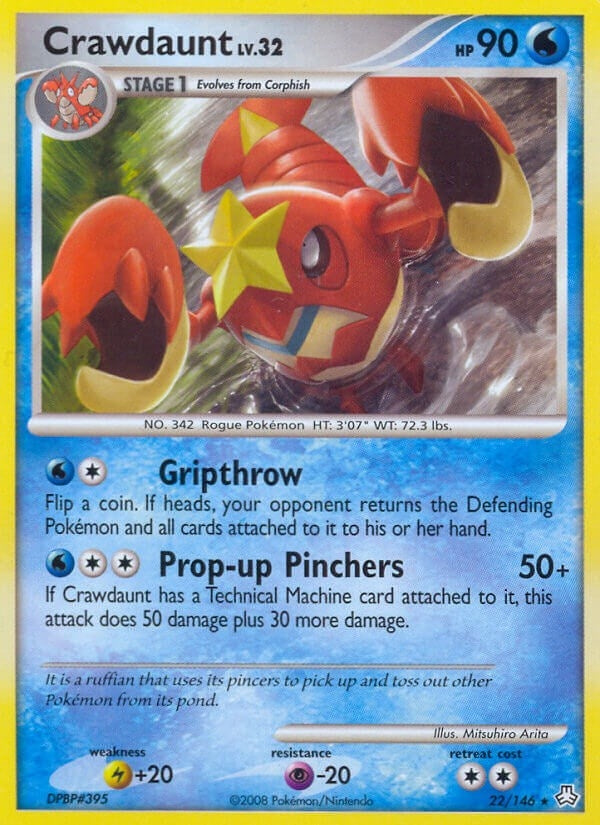 Image for Crawdaunt (22/146) (LA) - Pokemon