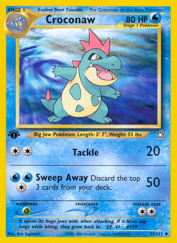 Image for Croconaw (32) (032/111) (N1) - Pokemon
