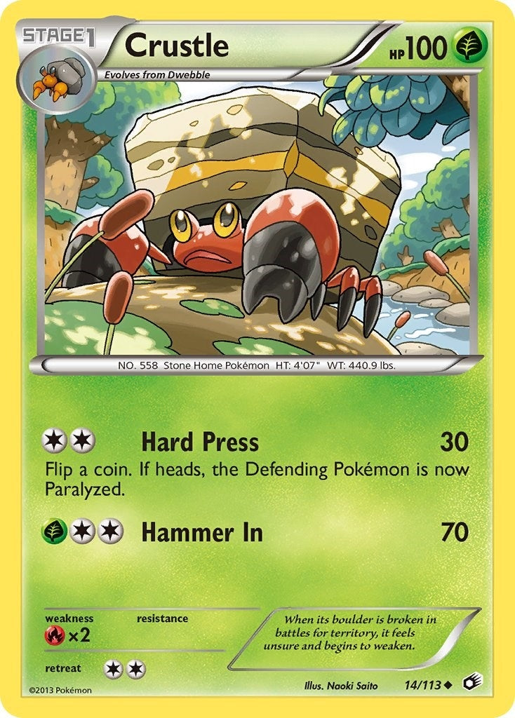 Image for Crustle (14/113) (LTR) - Pokemon