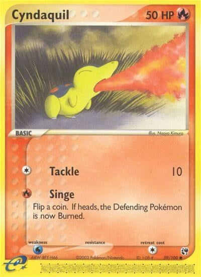 Image for Cyndaquil (59/100) (SS) - Pokemon