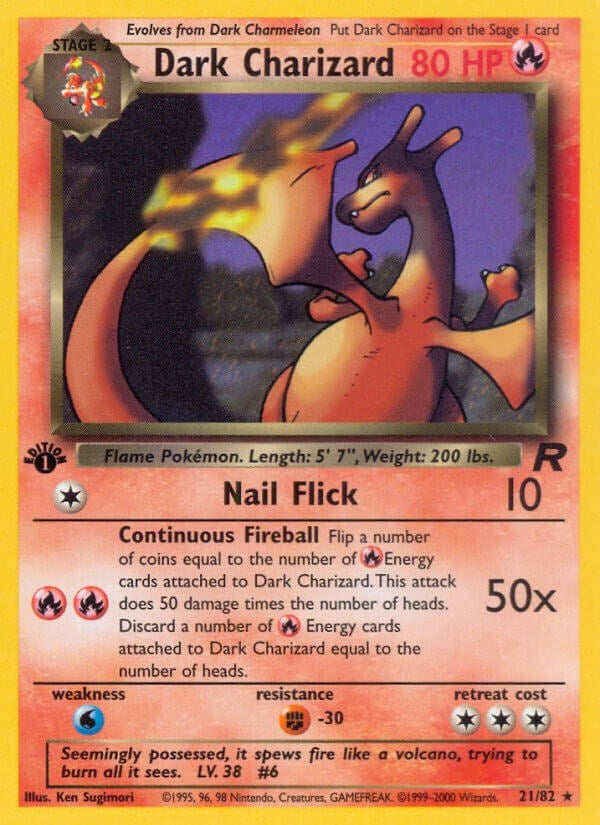 Image for Dark Charizard (21) (21/82) (TR) - Pokemon