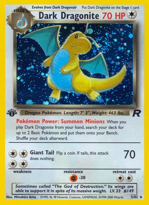 Image for Dark Dragonite (5) (05/82) (TR) - Pokemon