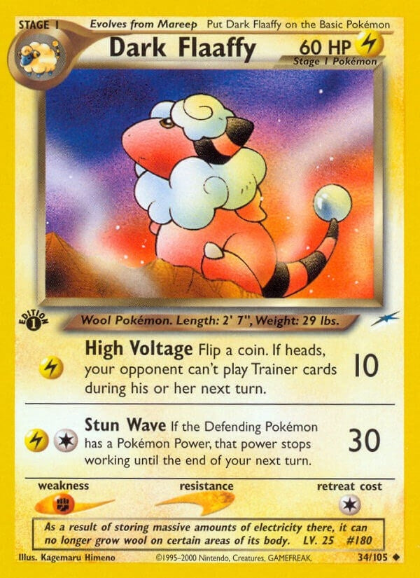 Image for Dark Flaaffy (034/105) (N4) - Pokemon