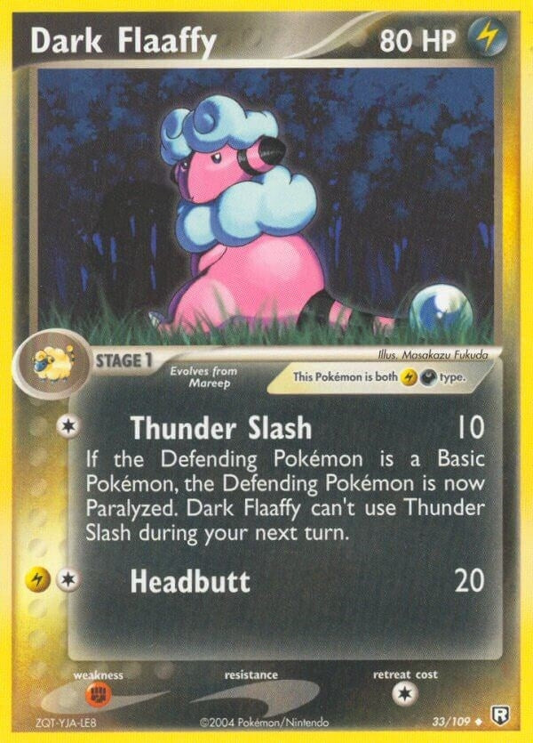 Image for Dark Flaaffy (33/109) (RR) - Pokemon