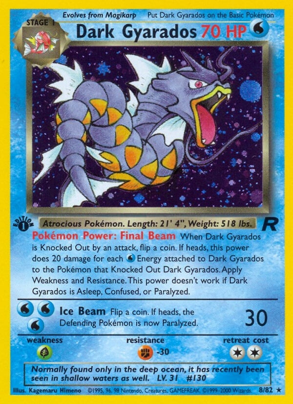 Image for Dark Gyarados (8) (08/82) (TR) - Pokemon
