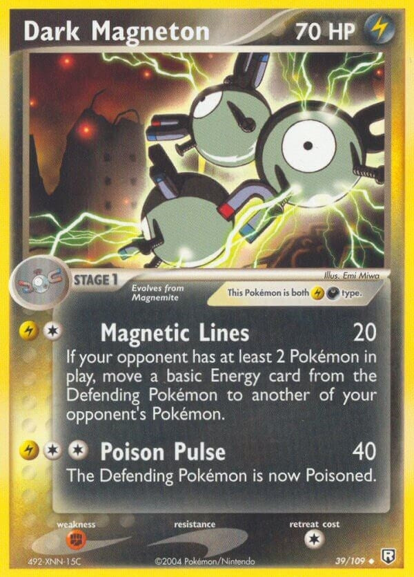Image for Dark Magneton (39/109) (RR) - Pokemon