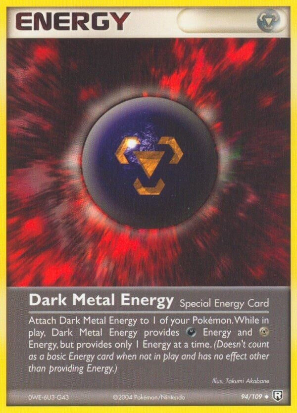Image for Dark Metal Energy (94/109) (RR) - Pokemon