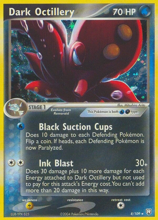 Image for Dark Octillery (8/109) (RR) - Pokemon