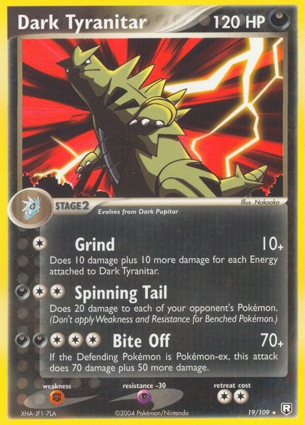 Image for Dark Tyranitar (19/109) (RR) - Pokemon