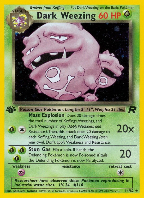 Image for Dark Weezing (14) (14/82) (TR) - Pokemon