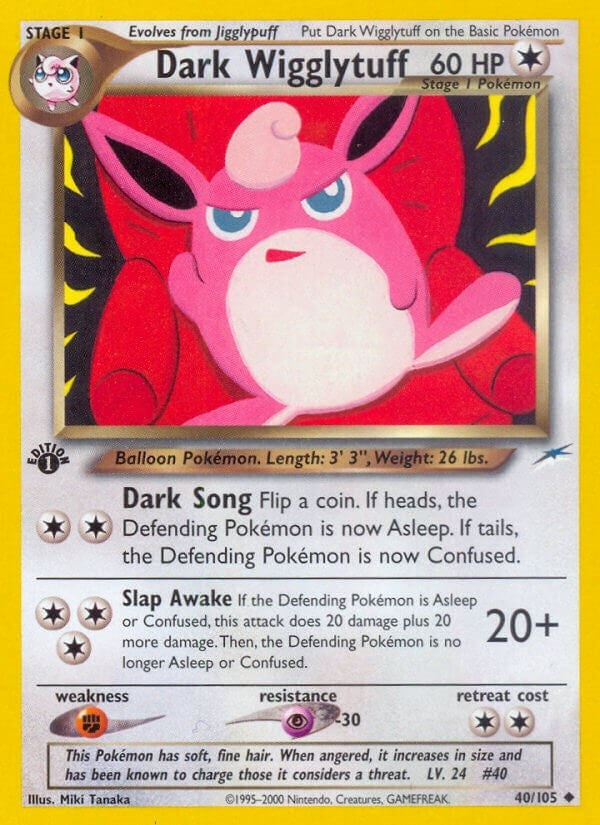 Image for Dark Wigglytuff (040/105) (N4) - Pokemon