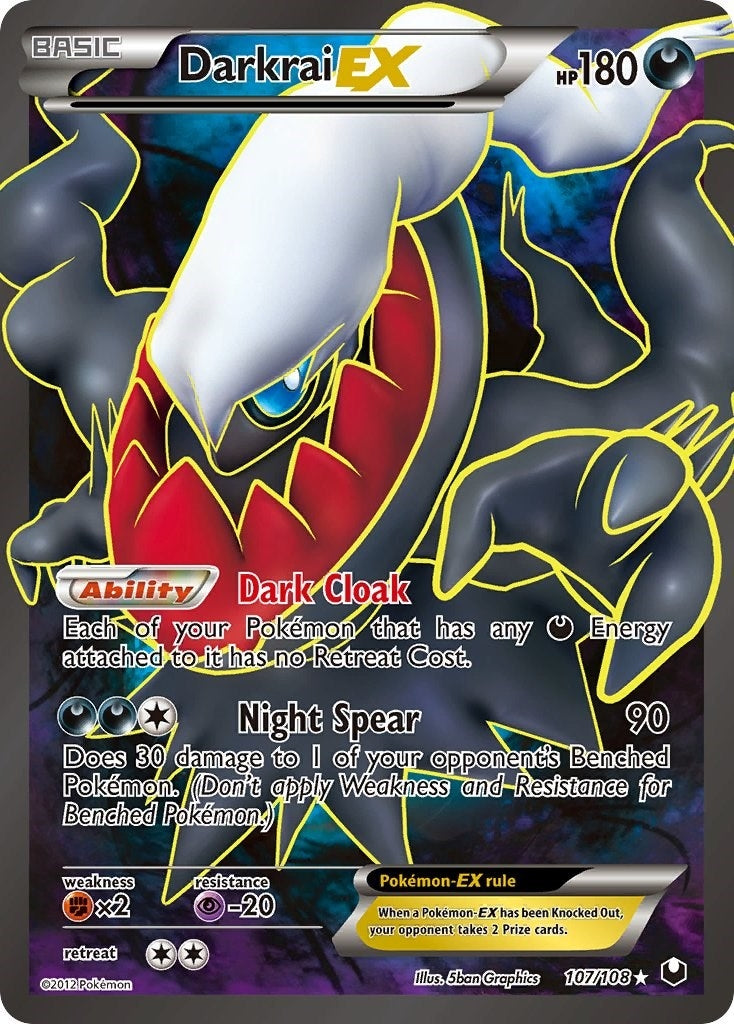 Image for Darkrai EX (107 Full Art) (107/108) (DEX) - Pokemon