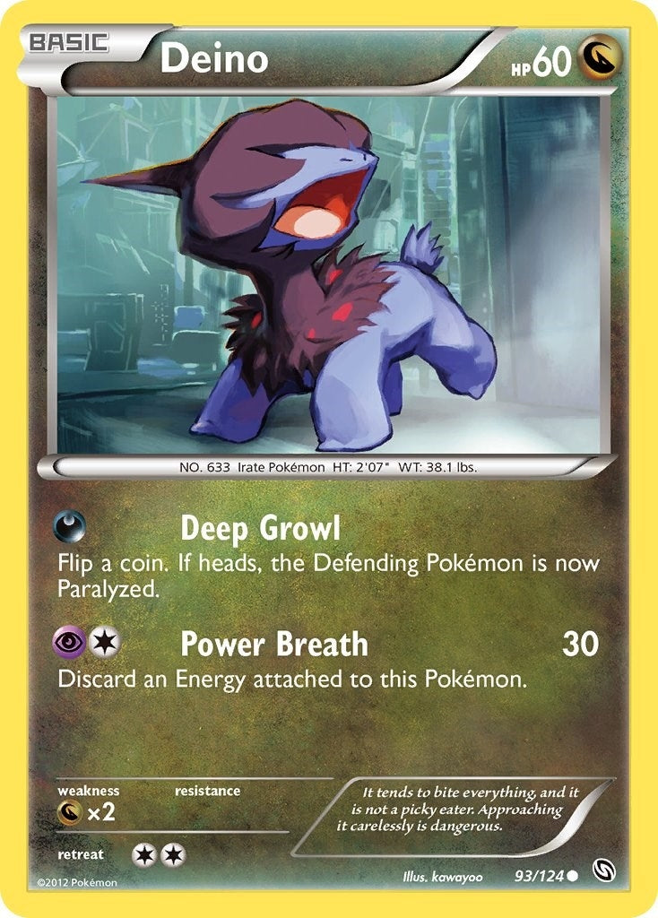 Image for Deino (93) (93/124) (DRX) - Pokemon
