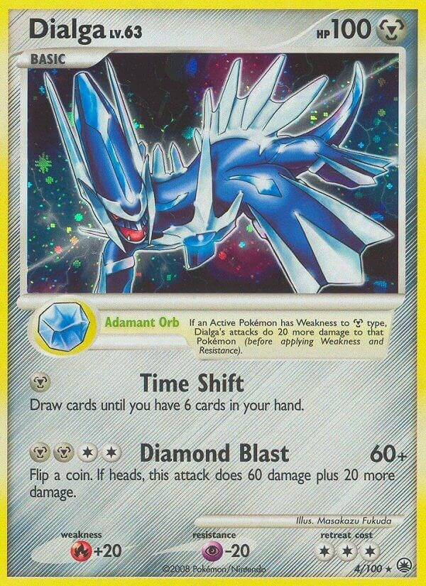 Image for Dialga (4/100) (MD) - Pokemon