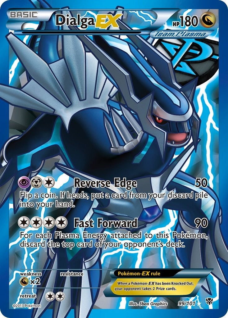 Image for Dialga EX (Team Plasma) (99 Full Art) (99/101) (PLB) - Pokemon
