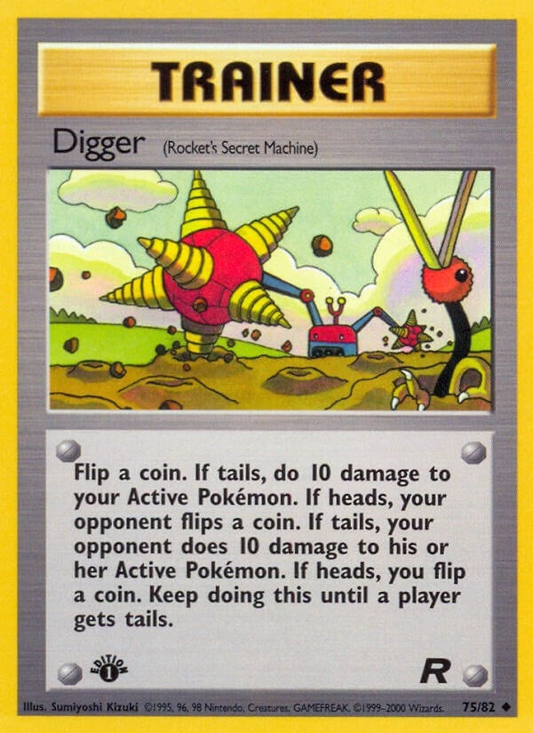 Image for Digger (Rocket's Secret Machine) (75/82) (TR) - Pokemon