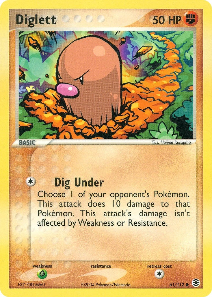 Image for Diglett (61/112) (RG) - Pokemon