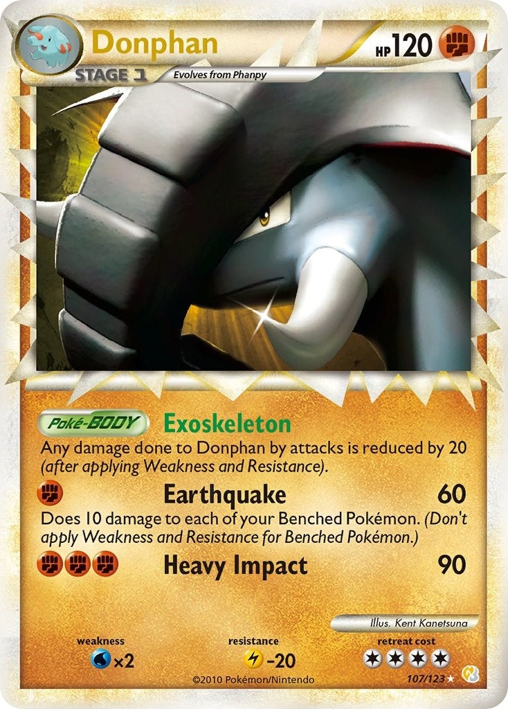 Image for Donphan (Prime) (107/123) (HS) - Pokemon