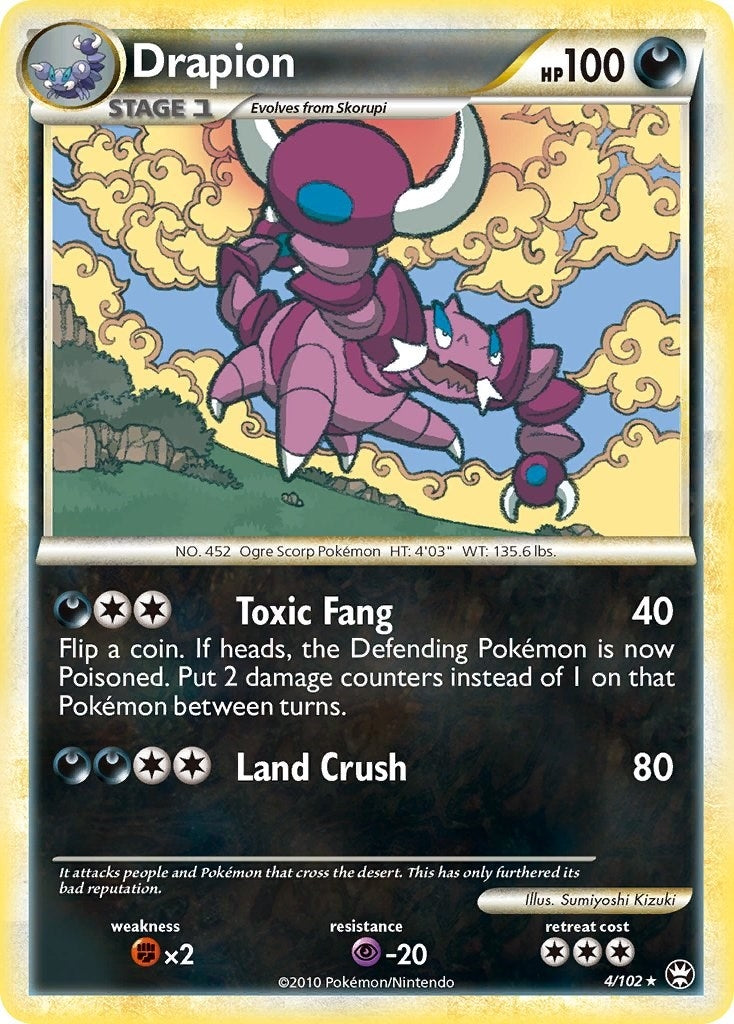 Image for Drapion (4/102) (TM) - Pokemon