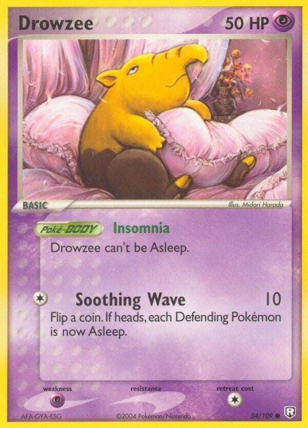 Image for Drowzee (54/109) (RR) - Pokemon
