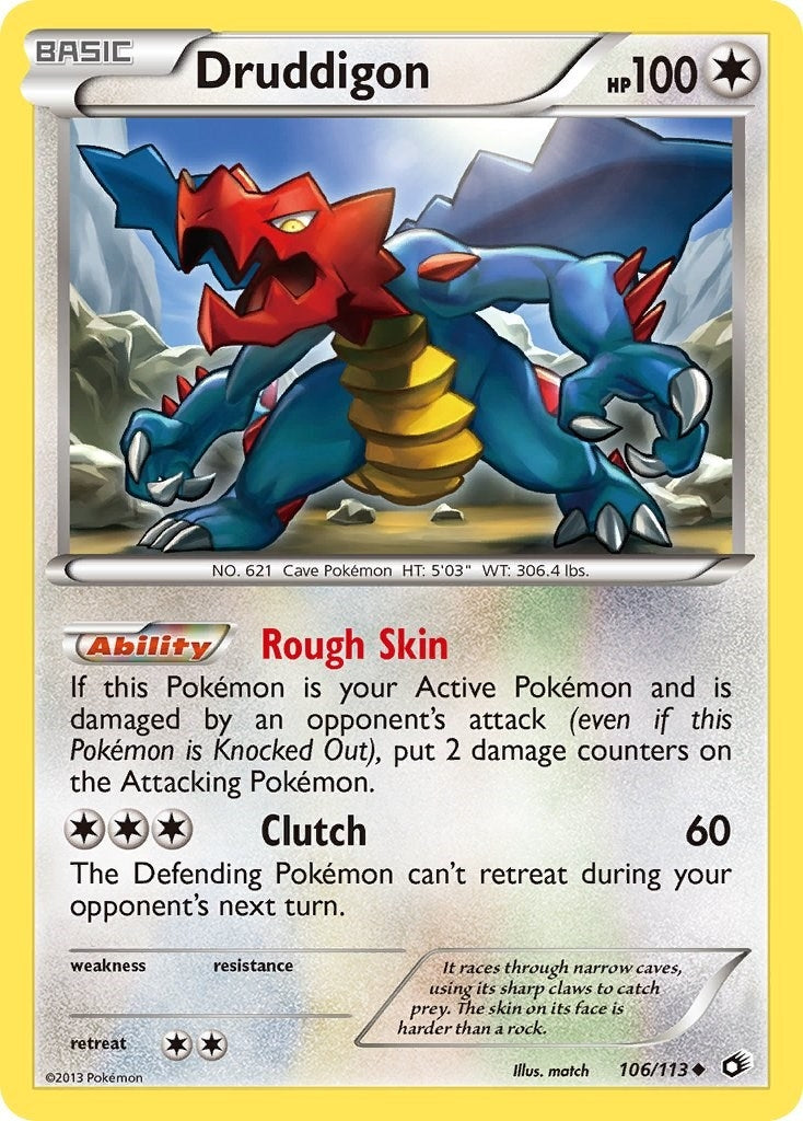 Image for Druddigon (106/113) (LTR) - Pokemon