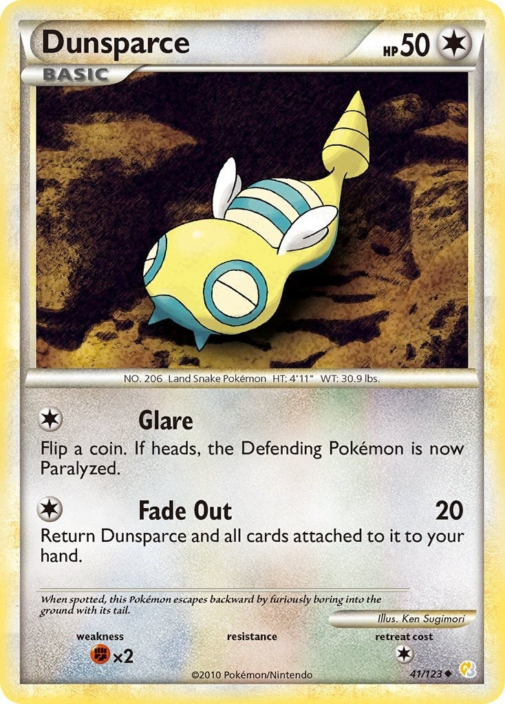 Image for Dunsparce (41/123) (HS) - Pokemon