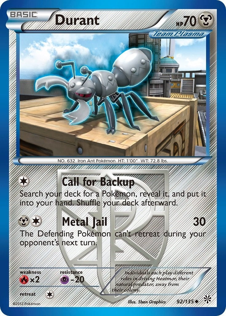 Image for Durant (Team Plasma) (92) (92/135) (PLS) - Pokemon