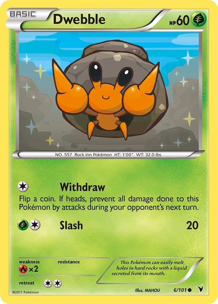 Image for Dwebble (6/101) (NVI) - Pokemon