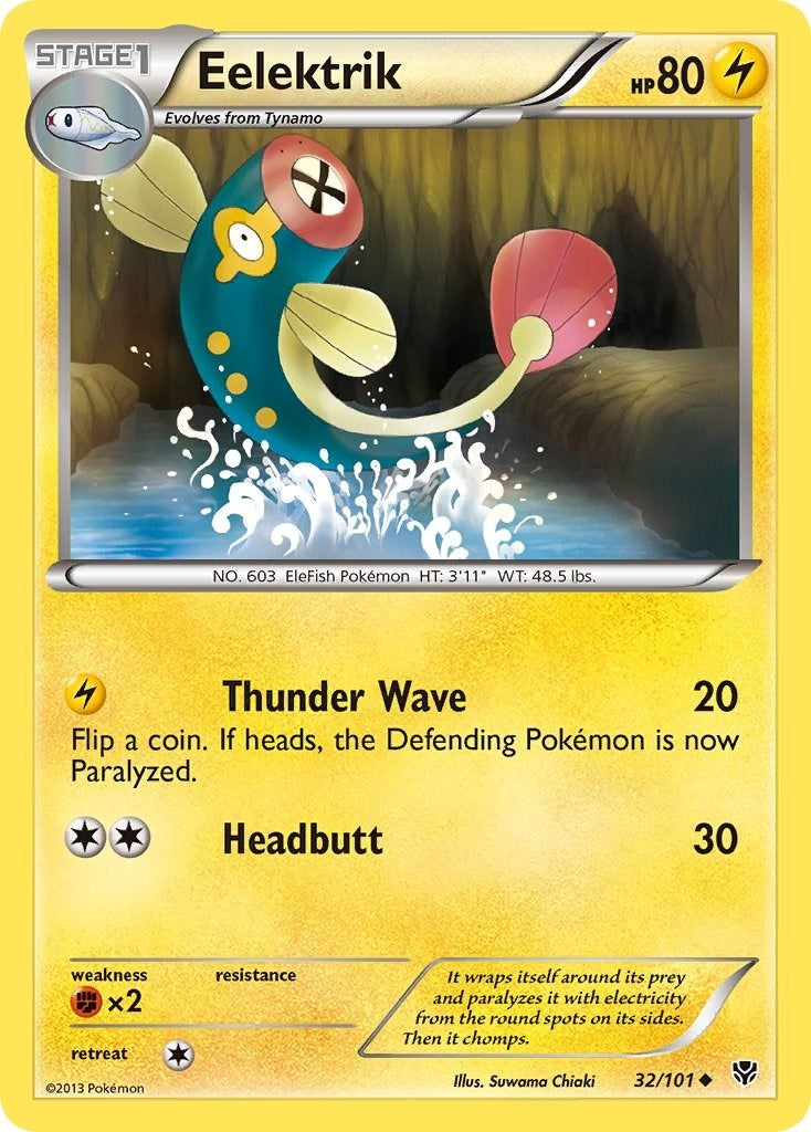 Image for Eelektrik (32/101) (PLB) - Pokemon