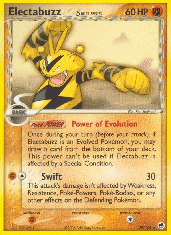 Image for Electabuzz (Delta Species) (29/101) (DF) - Pokemon