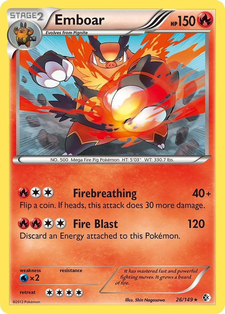 Image for Emboar (26/149) (BCR) - Pokemon