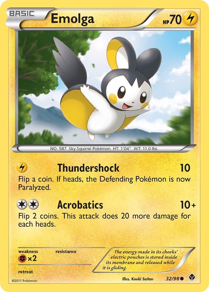 Image for Emolga (32/98) (EPO) - Pokemon