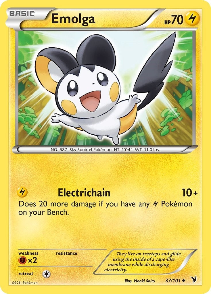 Image for Emolga (37/101) (NVI) - Pokemon