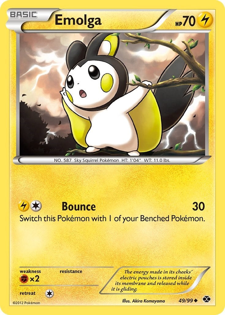 Image for Emolga (49/99) (NXD) - Pokemon