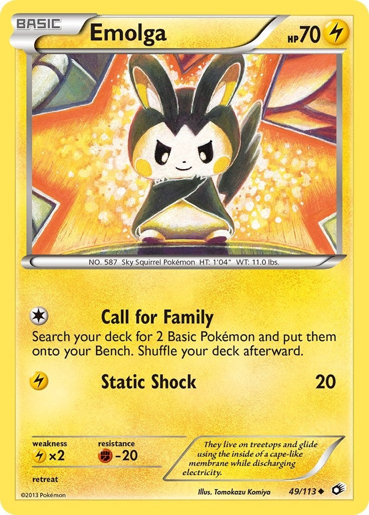 Image for Emolga (49/113) (LTR) - Pokemon