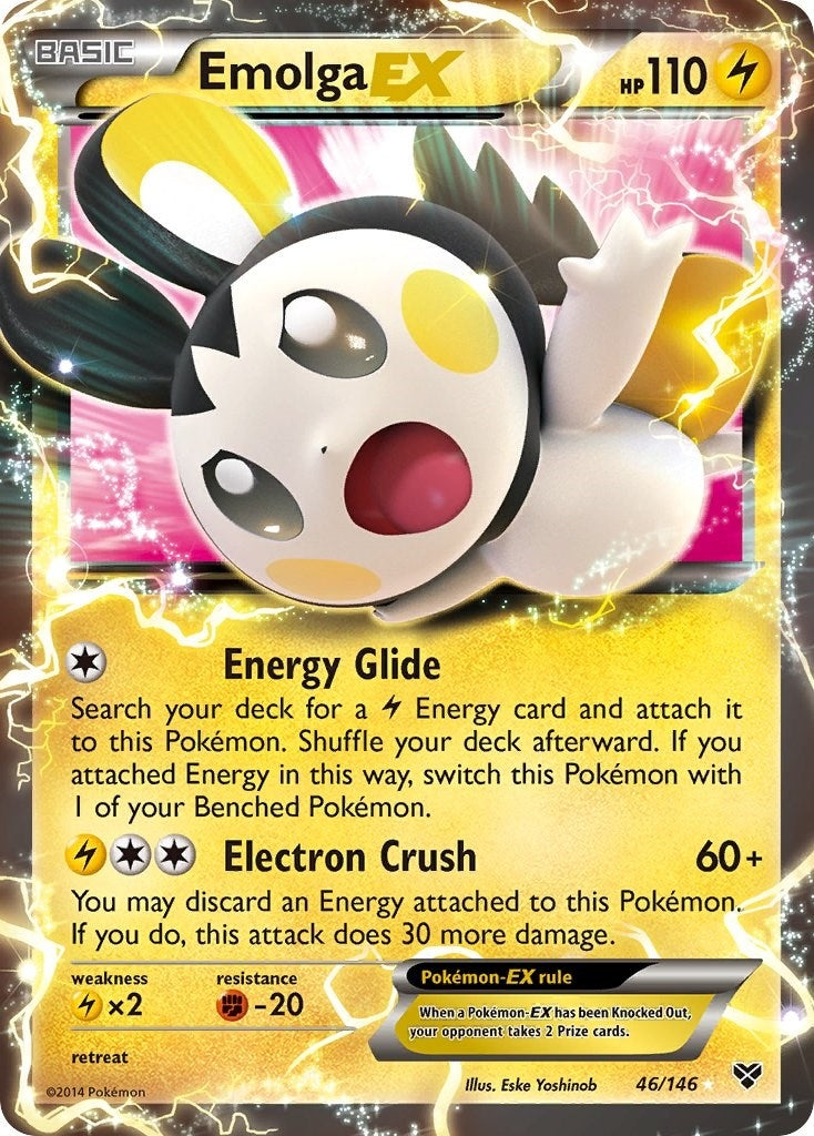 Image for Emolga EX (46/146) (XY) - Pokemon