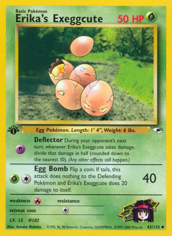 Image for Erika's Exeggcute (43) (043/132) (G1) - Pokemon