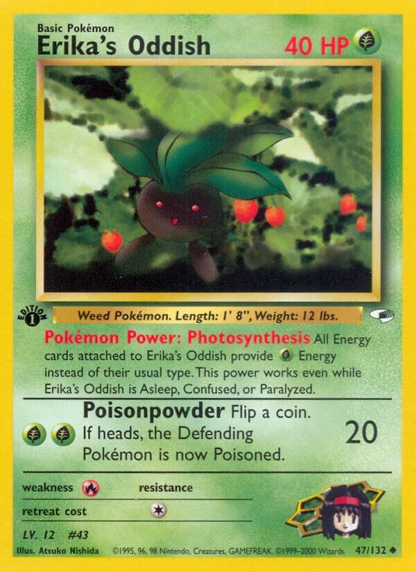 Image for Erika's Oddish (47) (047/132) (G1) - Pokemon
