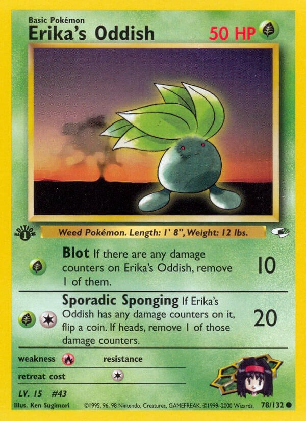 Image for Erika's Oddish (78) (078/132) (G1) - Pokemon