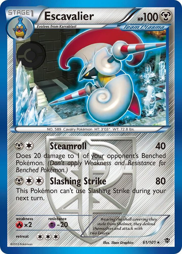 Image for Escavalier (Team Plasma) (61/101) (PLB) - Pokemon