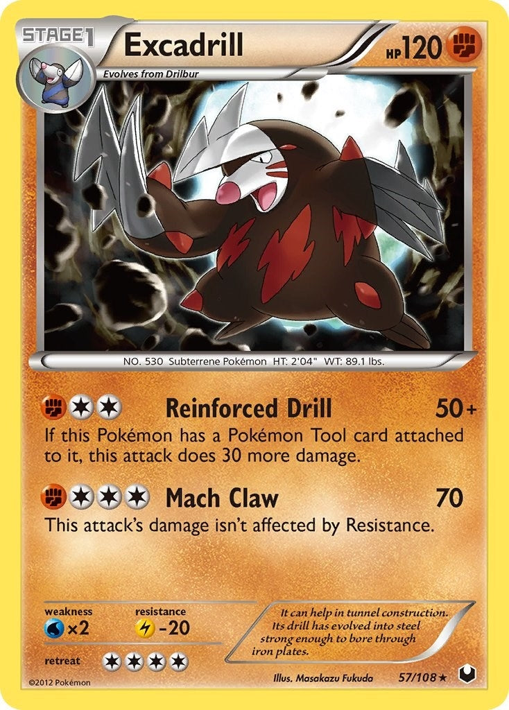 Image for Excadrill (57) (57/108) (DEX) - Pokemon