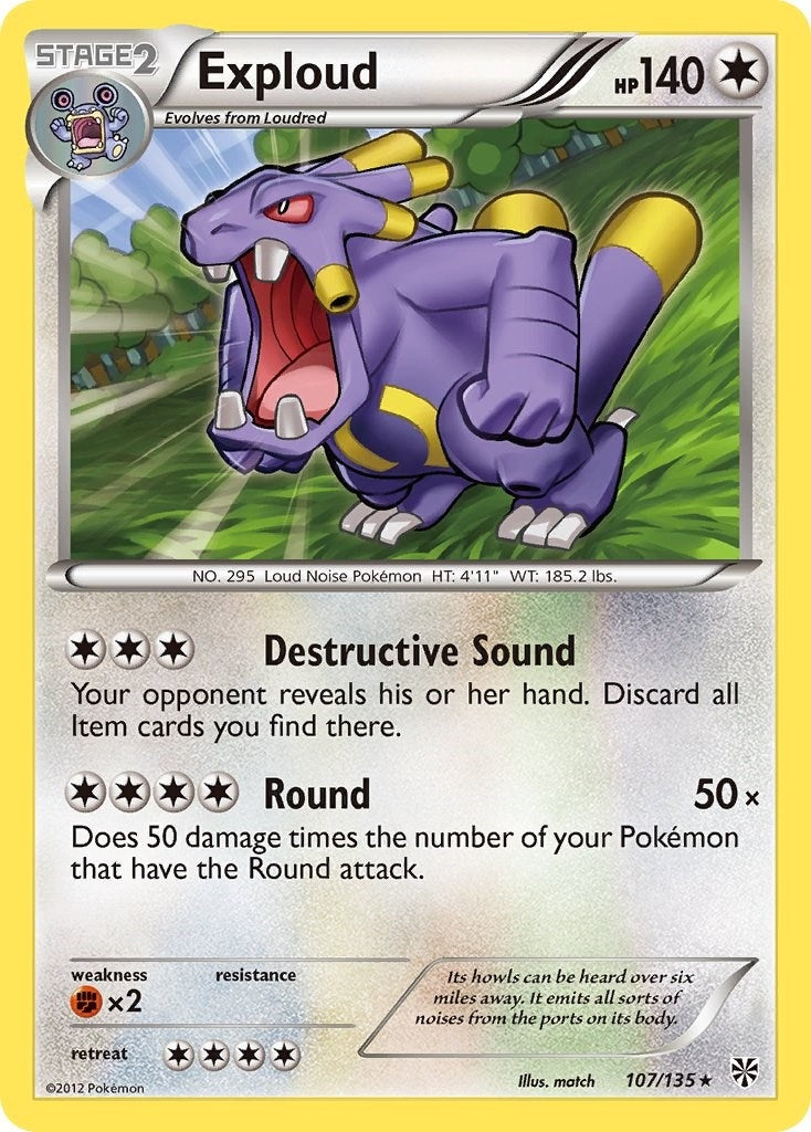 Image for Exploud (107/135) (PLS) - Pokemon