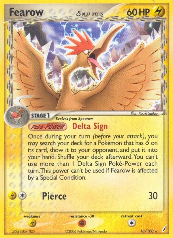 Image for Fearow (Delta Species) (18/100) (CG) - Pokemon